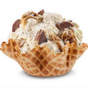 Cold Stone Creamery Dough-Lightful Peanut Butter Ice Cream