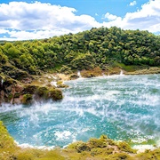Frying Pan Lake, New Zealand