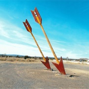 Arrow Statues, Twin Arrows, Arizona