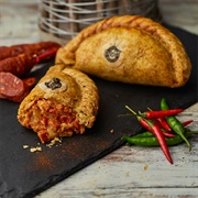 Chicken, Bacon & Chorizo Pasty