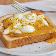 Smashed Eggs on Toast
