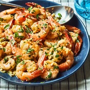Shrimp in Garlic Sauce