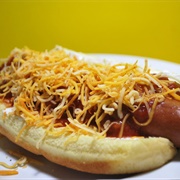 Southwest Sauce Hot Dog