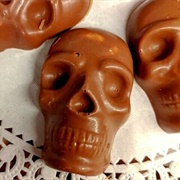 Chocolate Skull Donut
