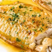 Baked Smoked Hake Fillet With Garlic, Parsley & Seaweed Butter