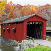 Cataract Falls Covered Bridge, Indiana