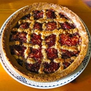 Linzertorte With Creamy Mushroom Pasta