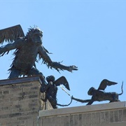 Flying Monkey Sculptures