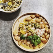 Roasted Beans and Fish