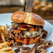 Mushroom Swiss Burger