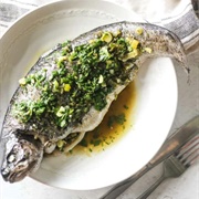 Steamed Rainbow Trout