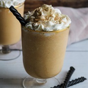 Red and Black Licorice Whipped Cream Latte