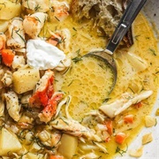 Stewed Alaskan King Crab