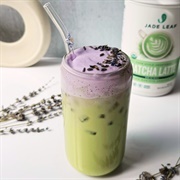 Lavender and Matcha Frappé (Bouquet Frappé)