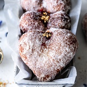 Blueberry Heart Donut