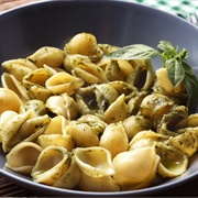Conchiglie With Smoked Oyster Sauce