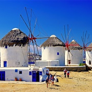 Mykonos Windmills, Greece