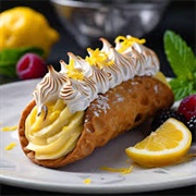 Lemon Chiffon Cannoli