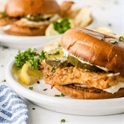 Flounder Sandwich
