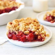 Cherry Crumble