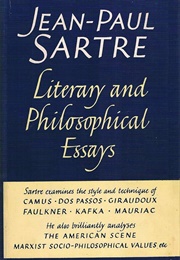 Jean-Paul Sartre Literary and Philosophical Essays (Sartre)