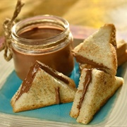 Chocolate Orange Spread Sandwich
