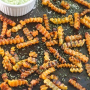 Pumpkin Guacamole Crinkle Cut Fries