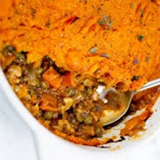 Vegan Shepherd's Pie With Sweet Potato