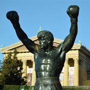 Rocky Statue