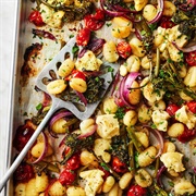 Tuscan Sheet Pan Gnocchi