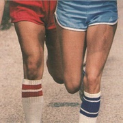 Short Shorts and Tube Socks Combo