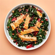 Miso Ginger Chicken Thighs With Chard
