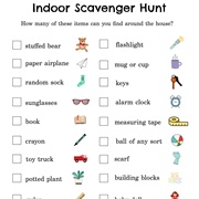 Indoor Scavenger Hunt