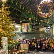 Borough Market at Christmastime, London