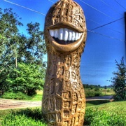 Jimmy Carter Smiling Peanut, Plains, Georgia, USA