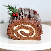 Orange Chocolate Yule Log