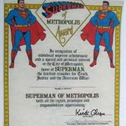 Superman Signed by Shuster and Siegel