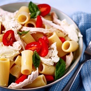 Chicken, Tomato and Basil Pasta Salad
