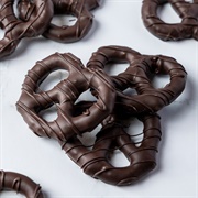 Dark Chocolate Covered Pretzels
