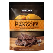 Dark Chocolate Covered Dried Mango