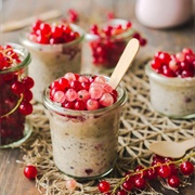 Red Currant Milk With Decorating Sugar