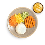 Mini Yasai Katsu With Katsu Curry Sauce