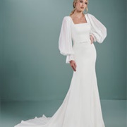 Poet Sleeve Wedding Dress