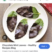 Chocolate Covered Peppermint Leaves🍫🌿
