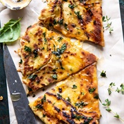 Naan With Garlic and Cream Cheese
