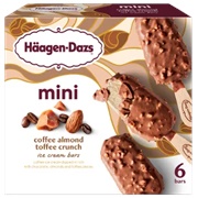 Coffee Almond Toffee Crunch Mini Bars