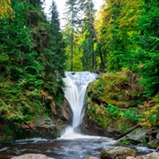 Szklarki Waterfall, Poland