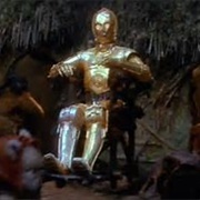 C-3PO Has a Silver Leg