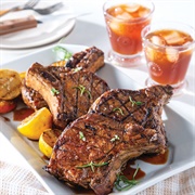 Sweet Tea Prined Pork Chops