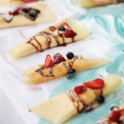 Crepes at Reception